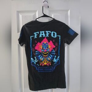 Womens GRUNT STYLE Clown Graphic Womens T-Shirt in Black